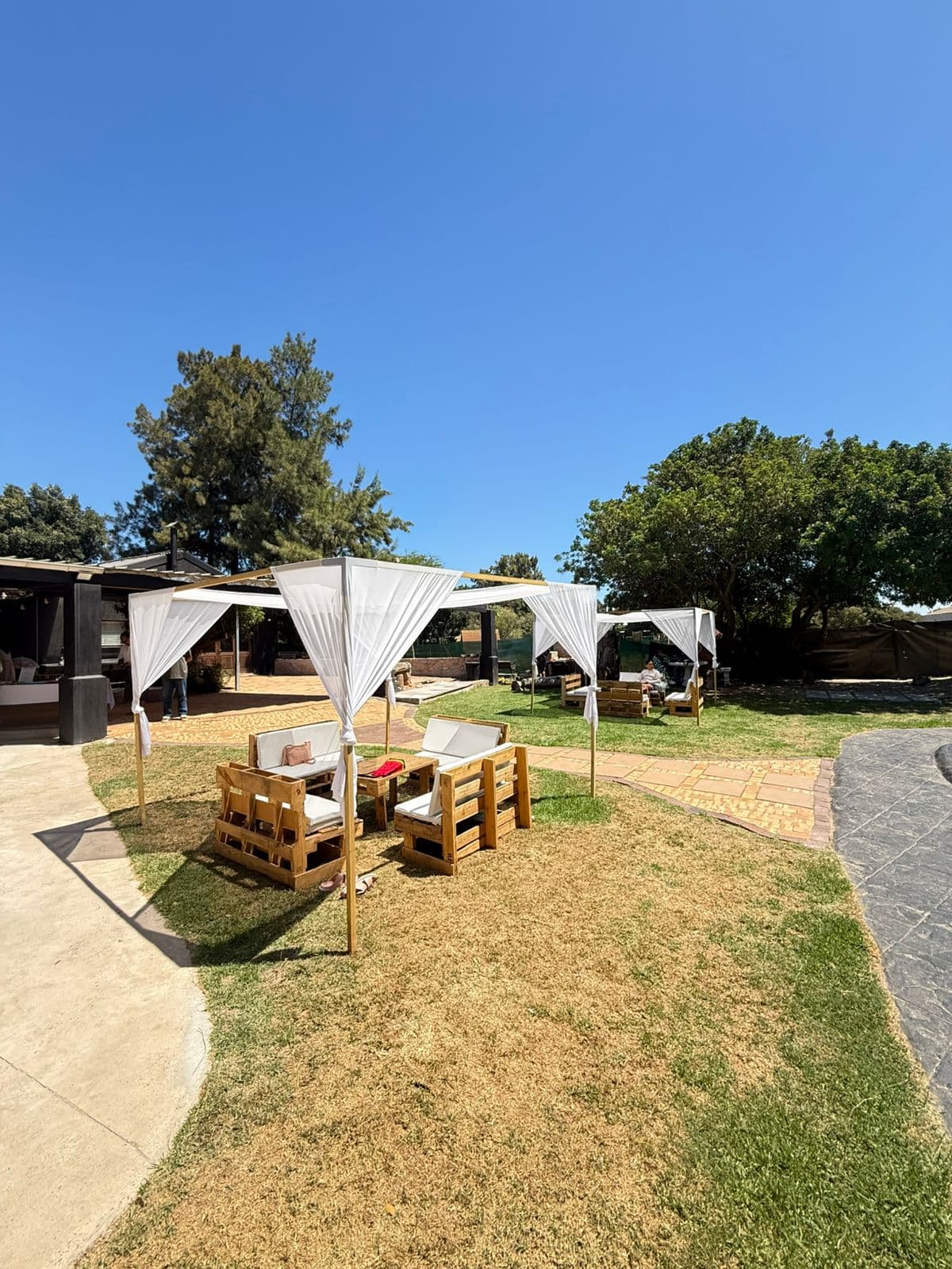 Outdoor event setup